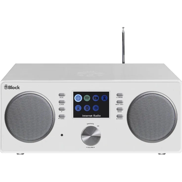 Audioblock AB0201-02 weiß