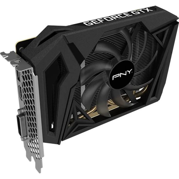 PNY GeForce GTX 1660 Super 6GB Single Fan Grafikkarte VCG16606SSFPPB Schwarz – Bild 3