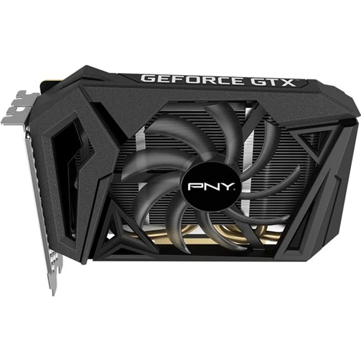 PNY GeForce GTX 1660 Super 6GB Single Fan Grafikkarte VCG16606SSFPPB Schwarz – Bild 5