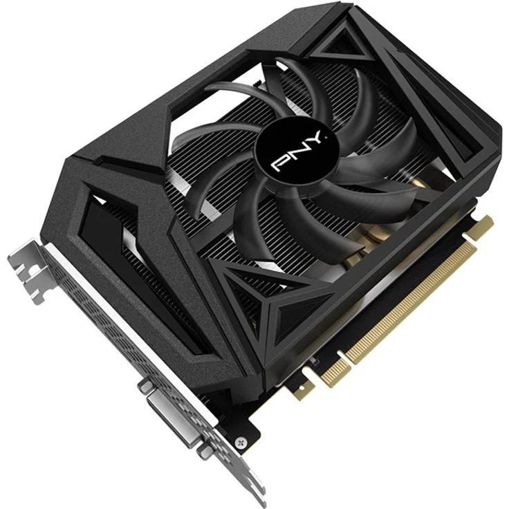 PNY GeForce GTX 1660 Super 6GB Single Fan Grafikkarte VCG16606SSFPPB Schwarz – Bild 2