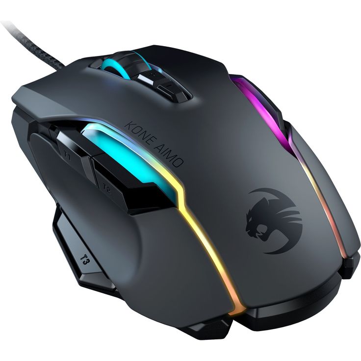 Roccat Kone AIMO Gaming Maus (hohe Präzision, Optischer Owl-Eye Sensor (100 bis 16.000 Dpi), RGB AIMO LED Beleuchtung, 23 programmierbare Tasten, Designt in Deutschland, USB), schwarz(remastered) – Bild 5