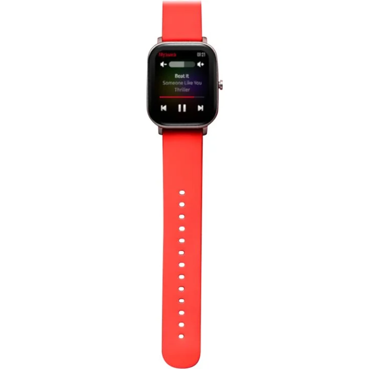 Amazfit GTS Smartwatch GPS, Unisex, Einheitsgröße, Aluminiumgehäuse, Silikonarmband, Vermillion Orange – Bild 7