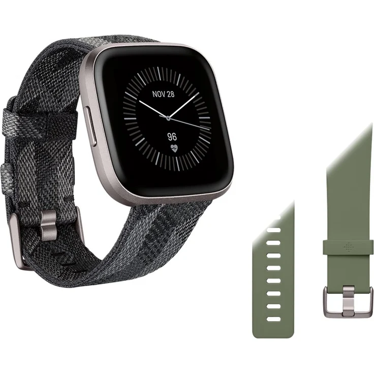 Fitbit Versa 2 Special Edition Smartwatch Unisex, Einheitsgröße, Rauchgrau – Bild 8