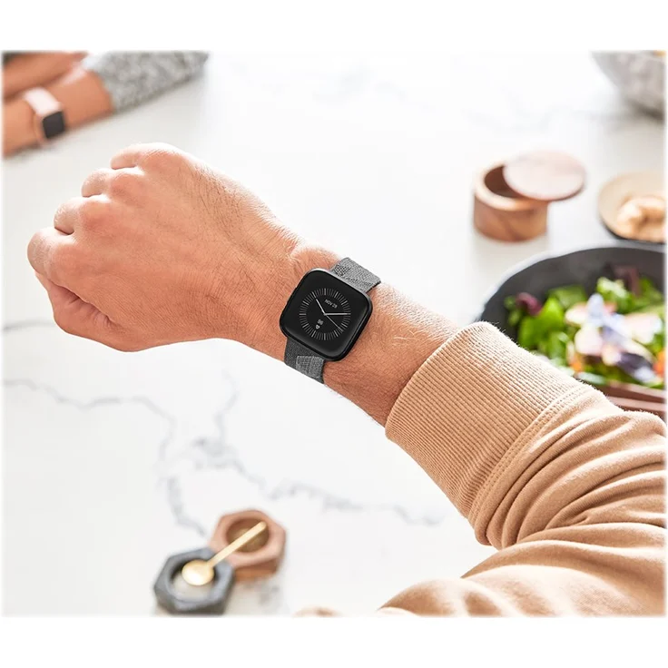 Fitbit Versa 2 Special Edition Smartwatch Unisex, Einheitsgröße, Rauchgrau – Bild 7