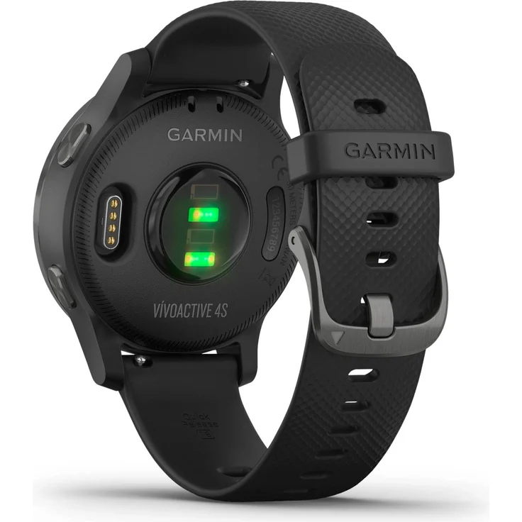 Garmin vívoactive 4S Smartwatch Unisex, 40mm, Silikonarmband, Schwarz/Schiefergrau – Bild 8