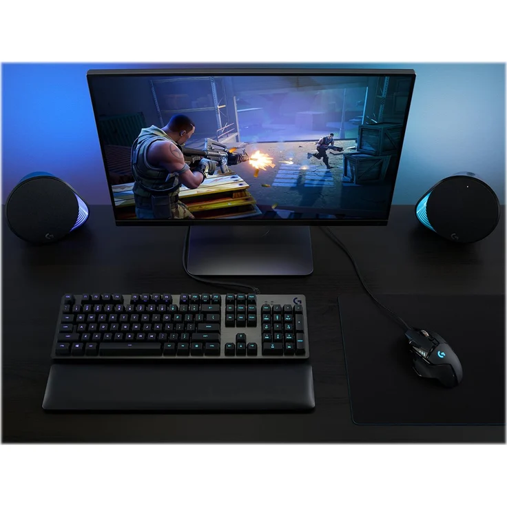 Logitech G502 LIGHTSPEED Wireless Gaming Maus, Kabellose Verbindung, USB-Anschluss, HERO 16000 DPI Sensor, RGB-Beleuchtung, Gewichtstuning, Powerplay-Kompatibel, PC-Mac - Schwarz, Englische Verpackung – Bild 8