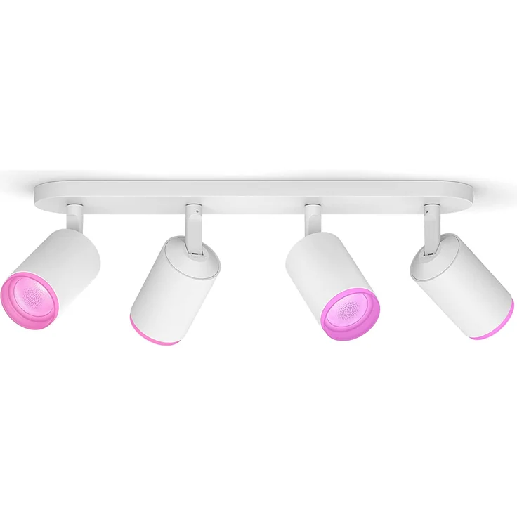 Philips Hue Bluetooth Fugato 4 Smart LED GU10 5.7 W Licht weiß und Farbe Kompatibel mit Alexa und Google Home – Bild 2