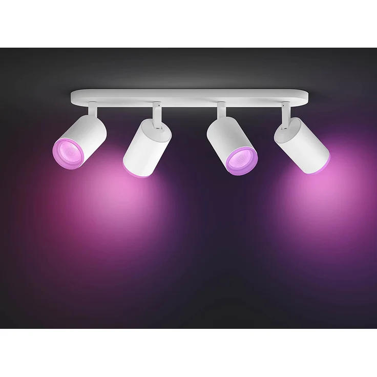 Philips Hue Bluetooth Fugato 4 Smart LED GU10 5.7 W Licht weiß und Farbe Kompatibel mit Alexa und Google Home – Bild 3