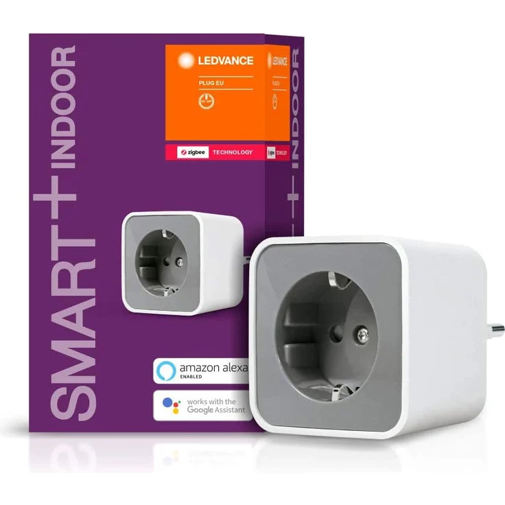 OSRAM LEDVANCE Smart+ Plug, ZigBee Schaltbare Steckdose, für die Lichtsteuerung im Smart Home, direkt kompatibel mit Amazon Echo Plus und Echo Show (2. Gen.), kompatibel mit Philips Hue Bridge (208315) – Bild 1