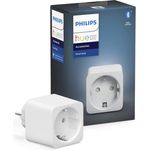 Philips Hue Smart Plug, smarte Steckdose, kompatibel mit Amazon Alexa (Echo, Echo Dot), Google Assistant, Philips Hue und ZigBee, weiß