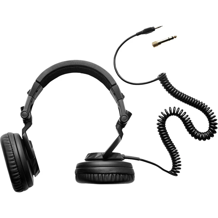 Hercules HDP DJ45: Geschlossener DJ-Kopfhörer - faltbar, drehbare Kopfhörer und 2 m-6,5''-Kabel - geschlossen, geräuschdämmend - leistungsstark, Impedanz von 60 Ohm – Bild 5