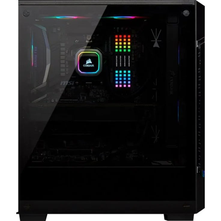 Corsair iCUE 220T RGB Airflow Gehärtetes Glas Mid-Tower ATX Smartes Gaming Gehäuse, schwarz – Bild 11