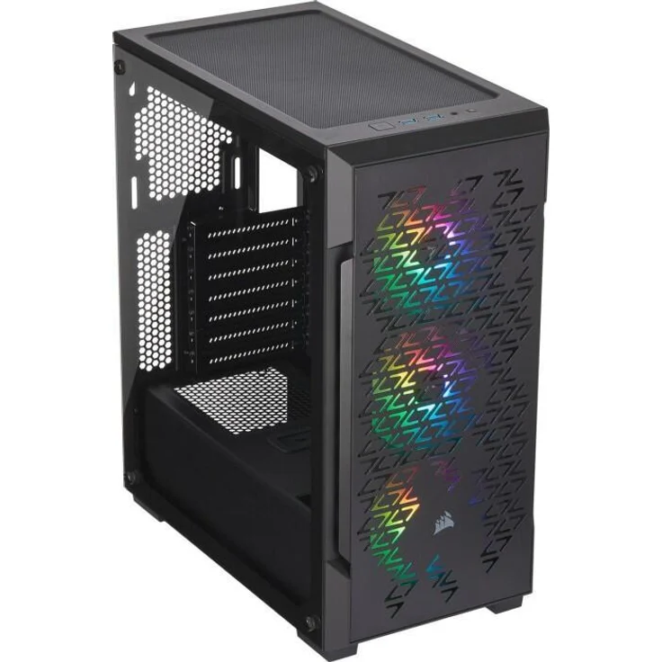 Corsair iCUE 220T RGB Airflow Gehärtetes Glas Mid-Tower ATX Smartes Gaming Gehäuse, schwarz – Bild 7