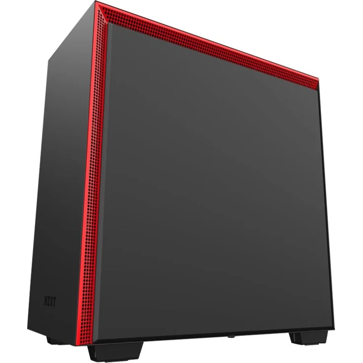 NZXT H710i - ATX-Mid-Tower-Gehäuse für Gaming-PCs - Front USB-C Port - Tempered Glass-Seitenfenster mit Schnellspanner - Vertikale GPU Montage möglich - Für Wasserkühlung nutzbar - Schwarz-Rot – Bild 16