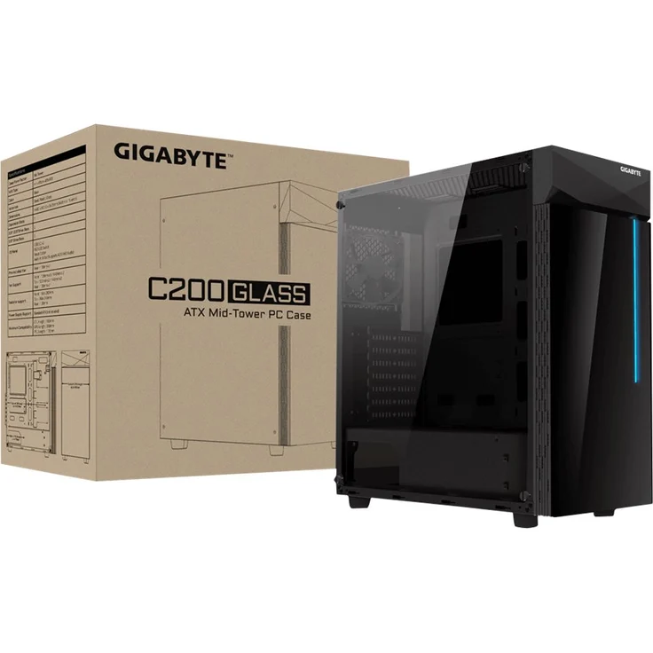 GIGABYTE GB-C200G PC Case ATX-M-ATX-Mini-ITX – Bild 4