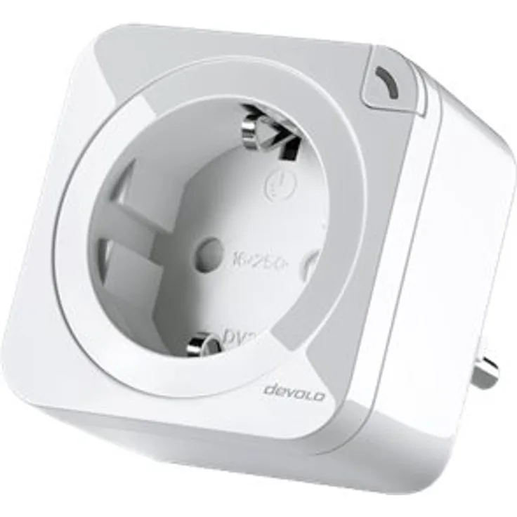 Devolo Home Control Schaltsteckdose-Messsteckdose 2.0 (schaltbare Steckdose mit Smart M Funktion, Z-Wave Hausautomation, Haussteuerung per iOS-Android App, Smart Home Aktor) Weiß, 1 Stück, 9914