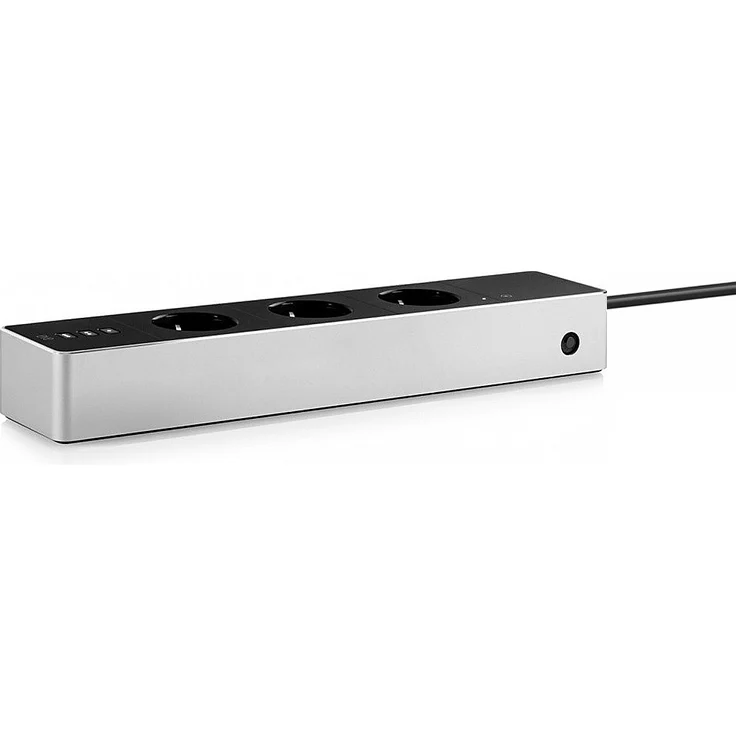 Eve Energy Strip - Smarte Dreifach-Steckdosenleiste (Deutsche Markenqualität) mit Verbrauchsmessung, Überspannungsschutz, -zertifiziert, WiFi (2,4-GHz-Band), Apple HomeKit – Bild 2