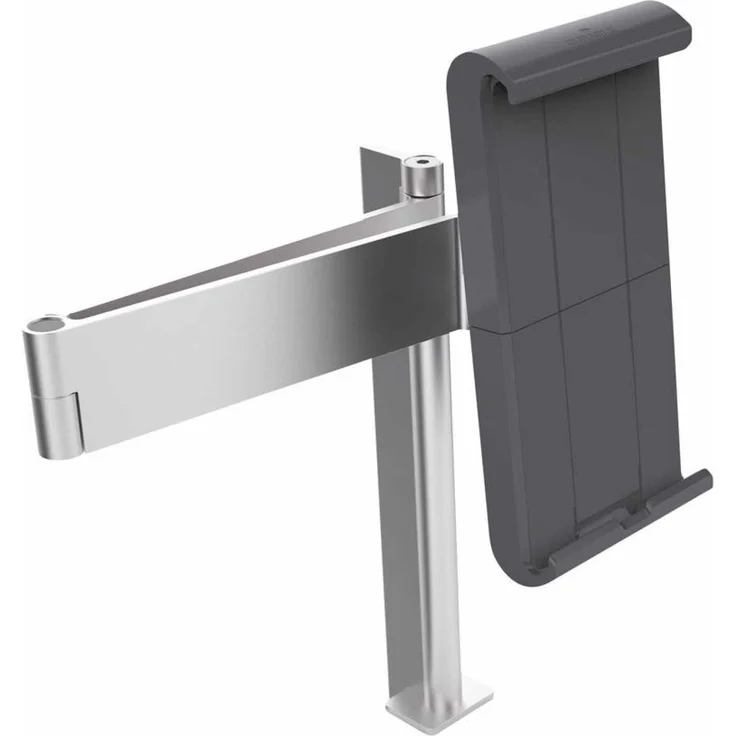 Durable 893123 Tablet Tischhalterung (mit Schwenkarm für Tablets 7-13 Zoll, 360° drehbar mit Diebstahlsicherung) silber-anthrazit – Bild 3