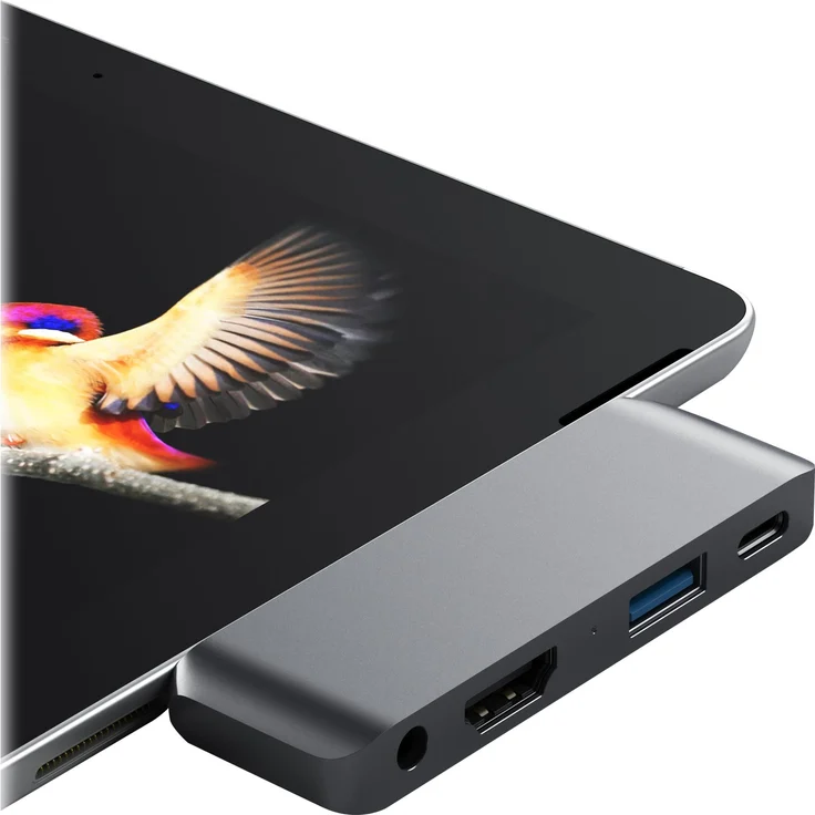 Satechi Aluminum Type-C Mobile Pro Hub für iPad Pro Space Gray (ST-TCMPHM) – Bild 5