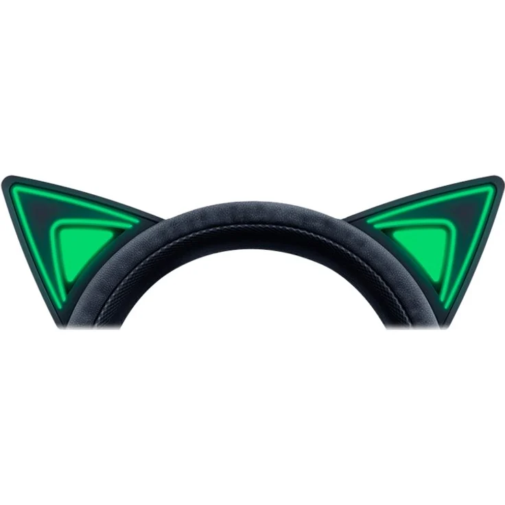 Razer Kraken Kitty - Gaming Headset (Das Katzenohren-Headset mit anpassbarer RGB Chroma-Beleuchtung, Mikrofon mit aktiver Rauschunterdrückung, Bedienelemente an der Ohrmuschel) schwarz – Bild 3