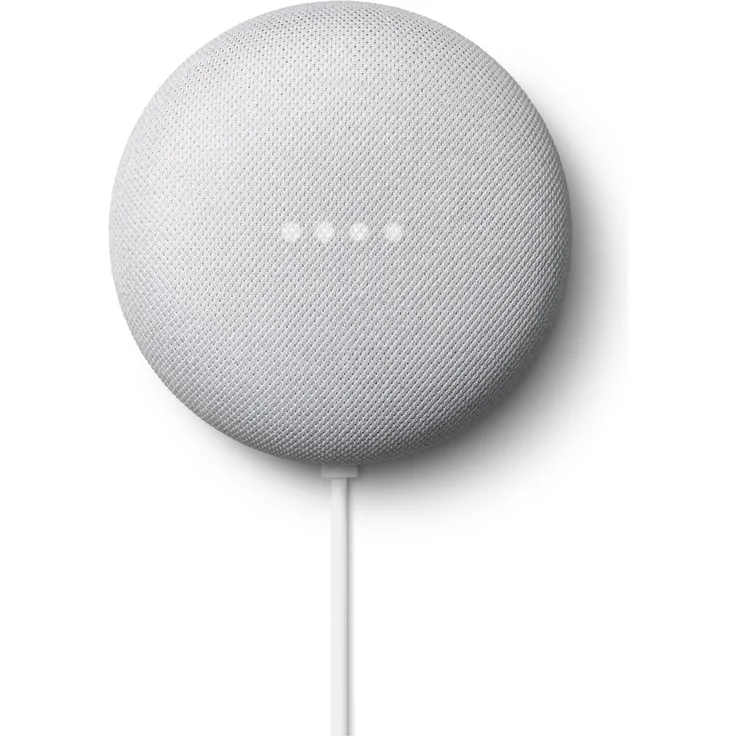 Google Nest Mini (2. Generation) Sprachassistent, Kreide/Rock Candy – Bild 2