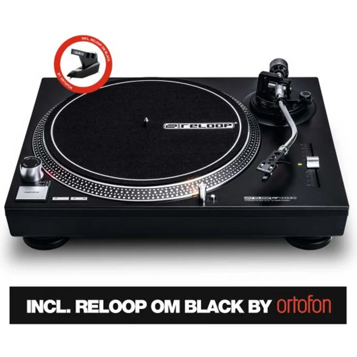 Reloop RP-1000 MK2 - Riemenantrieb für DJ und HiFi, 33 1-3 & 45 RPM, ausfahrbare Nadelbeleuchtung, präzisierter Pitch (+--10 %), schwarz – Bild 4