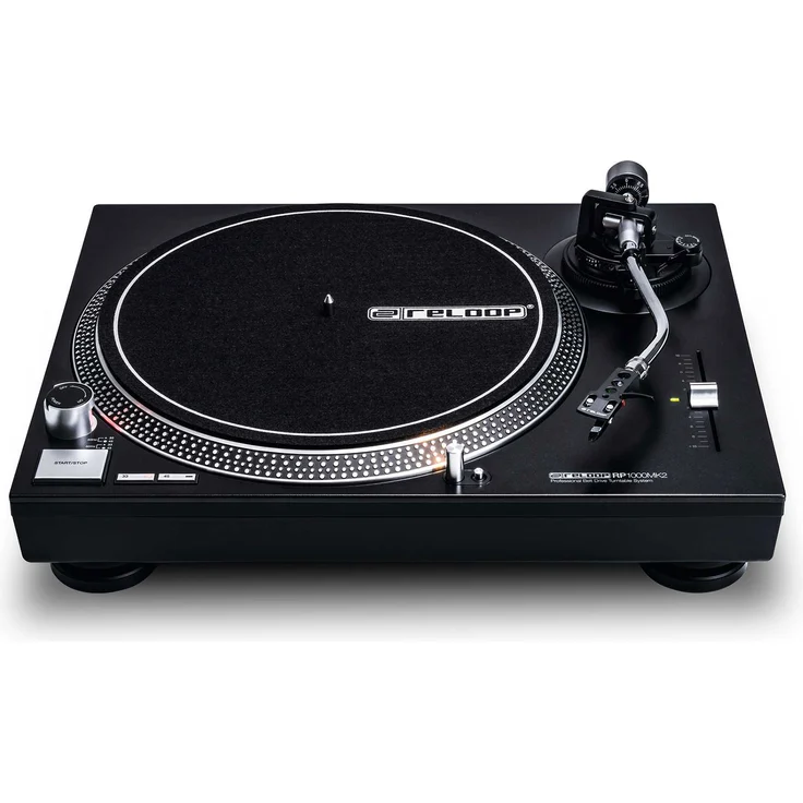 Reloop RP-1000 MK2 - Riemenantrieb für DJ und HiFi, 33 1-3 & 45 RPM, ausfahrbare Nadelbeleuchtung, präzisierter Pitch (+--10 %), schwarz – Bild 2