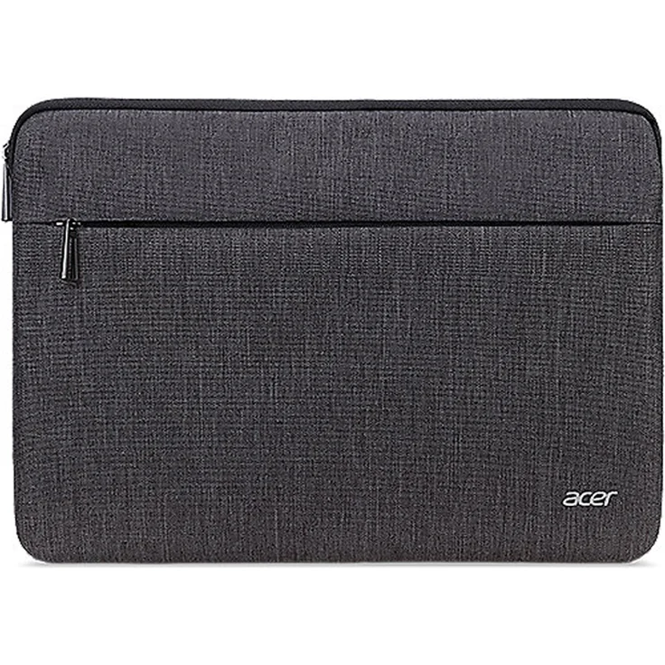 Acer Laptop Tasche - Protective Sleeve (geeignet für bis zu 15,6 Zoll Laptops und Chromebooks, universelle Schutzhülle, mit Fronttasche) grau – Bild 2