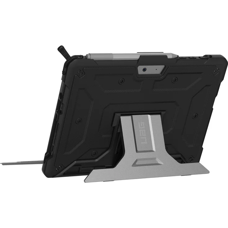Urban Armor Gear Metropolis Schutzhülle für Microsoft Surface Go - schwarz [Microsoft Zertifiziert I TypeCover Kompatibel I Surface Pen Halter I Stoßfest I Standfunktion] - 321076114040 – Bild 2