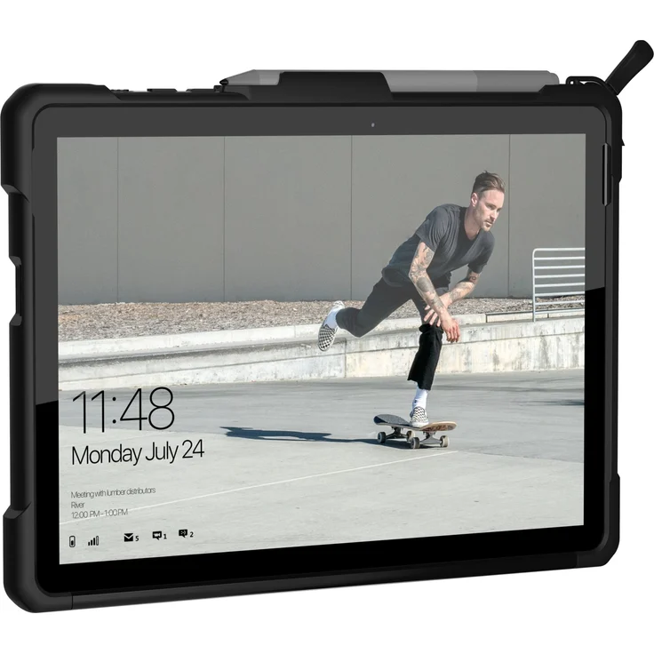 Urban Armor Gear Metropolis Schutzhülle für Microsoft Surface Go - schwarz [Microsoft Zertifiziert I TypeCover Kompatibel I Surface Pen Halter I Stoßfest I Standfunktion] - 321076114040 – Bild 6