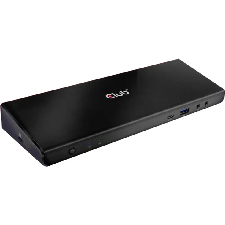 Club 3D USB Typ C 3.2 Gen1 Universelle Triple 4K Docking Station mit Ladefunktion, CSV-1562, Schwarz – Bild 2