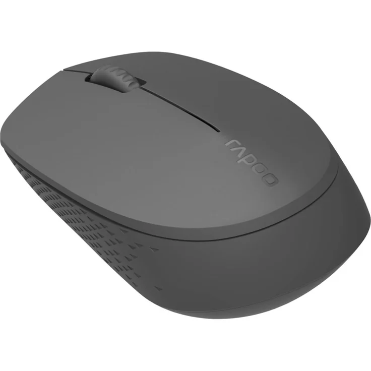 Rapoo M100 kabellose Silent Maus mit Multi-Mode Verbindung (Bluetooth 3.0, 4.0 und 2.4 GHz Wireless), 1000 DPI optischer Sensor, geräuscharme Tasten, dunkelgrau – Bild 3