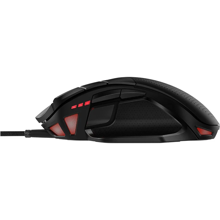 Corsair Nightsword RGB, Anpassbare Performance FPS-MOBA-Optisch-Gaming-Maus (18.000DPI Optisch Sensor, Gewichtssystem, 10 vollständig programmierbare Tasten, RGB-LED-Hintergrundbeleuchtung) schwarz – Bild 9