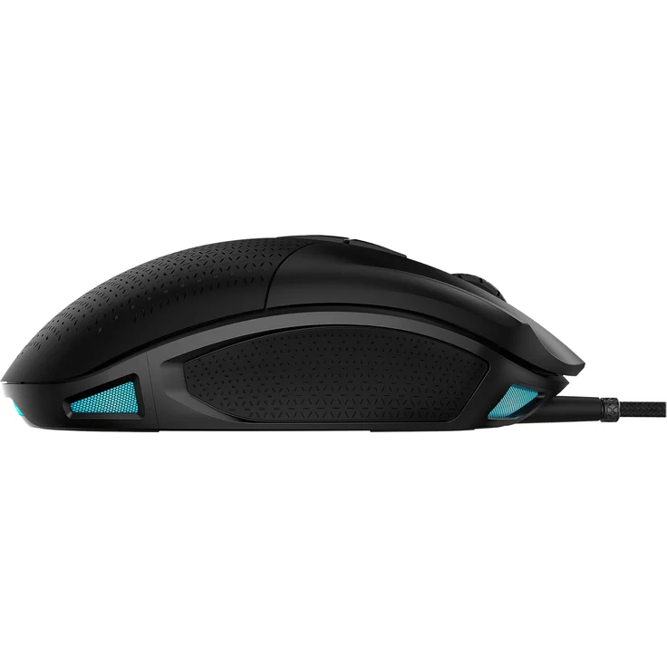 Corsair Nightsword RGB, Anpassbare Performance FPS-MOBA-Optisch-Gaming-Maus (18.000DPI Optisch Sensor, Gewichtssystem, 10 vollständig programmierbare Tasten, RGB-LED-Hintergrundbeleuchtung) schwarz – Bild 3
