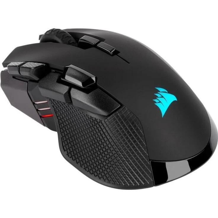 Corsair Ironclaw Wireless RGB, Wiederaufladbare Optisch Gaming Maus mit Slipstream Technologie (18.000 DPI Optisch Sensor, RGB-LED-Hintergrundbeleuchtung) Schwarz – Bild 13