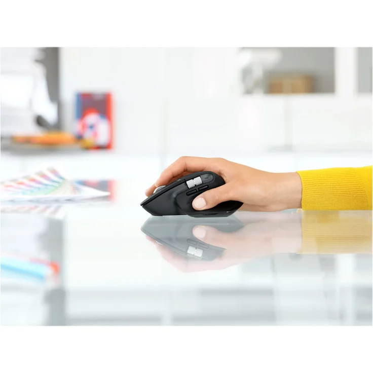 Logitech MX Master 3 Advanced Maus - Schwarz - Business Edition [Dual Connect, 2,4GHz & Bluetooth] Bulk – Bild 6