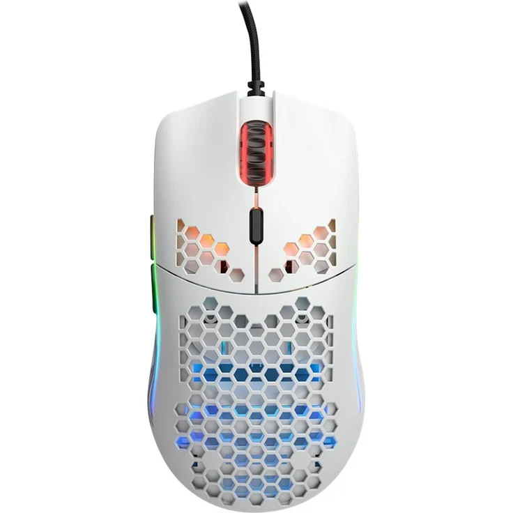 Glorious PC Gaming Race Model O- Gaming-Maus mit Kabel, Weiß Matt – Bild 3