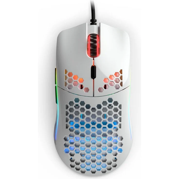Glorious PC Gaming Race Model O- Gaming-Maus mit Kabel, Weiß Glänzend – Bild 2