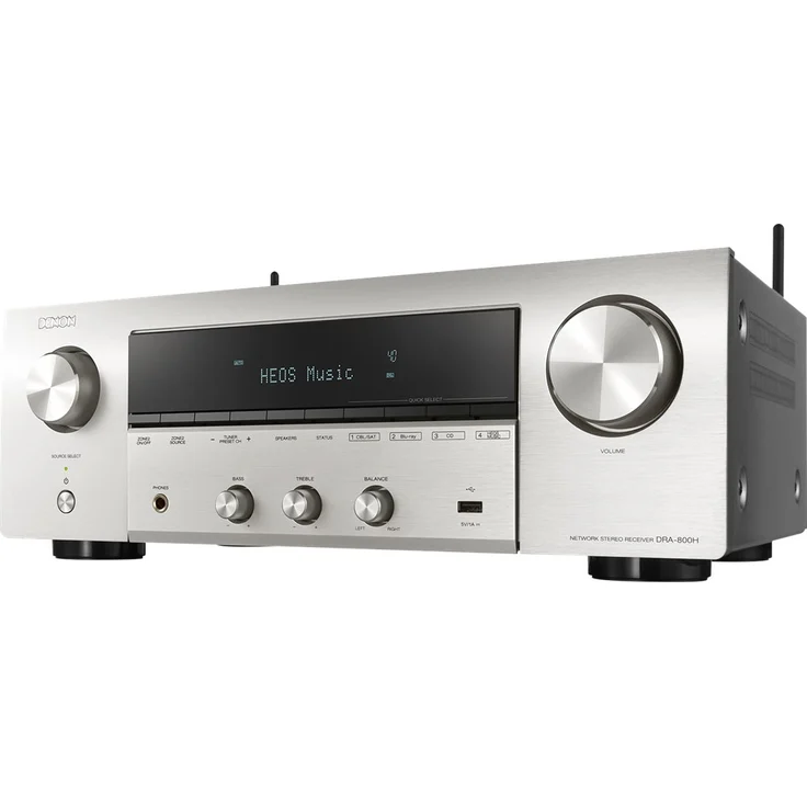 Denon DRA-800H 2.1 AV-Receiver mit Bluetooth, WLAN, FM (UKW), DAB+, silber – Bild 11