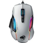 Roccat Kone AIMO Gaming Maus (hohe Präzision, Optischer Owl-Eye Sensor (100 bis 16.000 Dpi), RGB AIMO LED Beleuchtung, 23 programmierbare Tasten, Designt in Deutschland, USB), weiß(remastered)