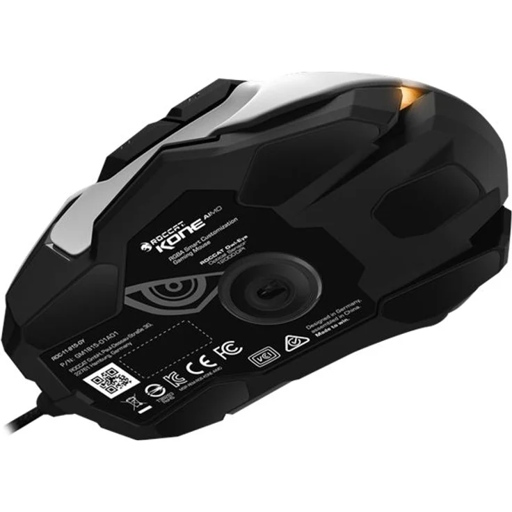 Roccat Kone AIMO Gaming Maus (hohe Präzision, Optischer Owl-Eye Sensor (100 bis 16.000 Dpi), RGB AIMO LED Beleuchtung, 23 programmierbare Tasten, Designt in Deutschland, USB), weiß(remastered) – Bild 3