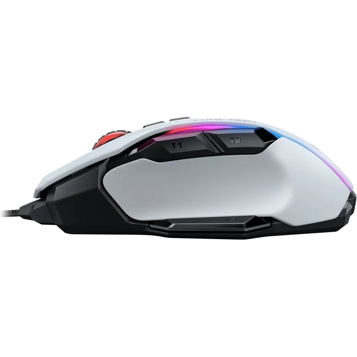 Roccat Kone AIMO Gaming Maus (hohe Präzision, Optischer Owl-Eye Sensor (100 bis 16.000 Dpi), RGB AIMO LED Beleuchtung, 23 programmierbare Tasten, Designt in Deutschland, USB), weiß(remastered) – Bild 7