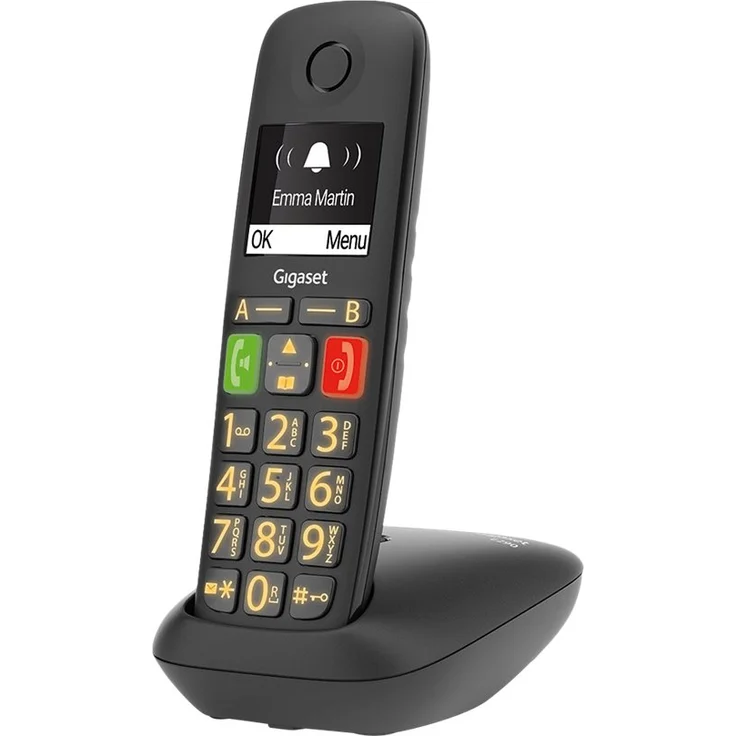 Gigaset E290 Duo - 2 schnurlose Senioren-Telefone ohne Anrufbeantworter - große Tasten, großes Display, Zielwahltasten für wichtige Nummern, Verstärker-Funktion für extra lautes Hören, schwarz – Bild 11