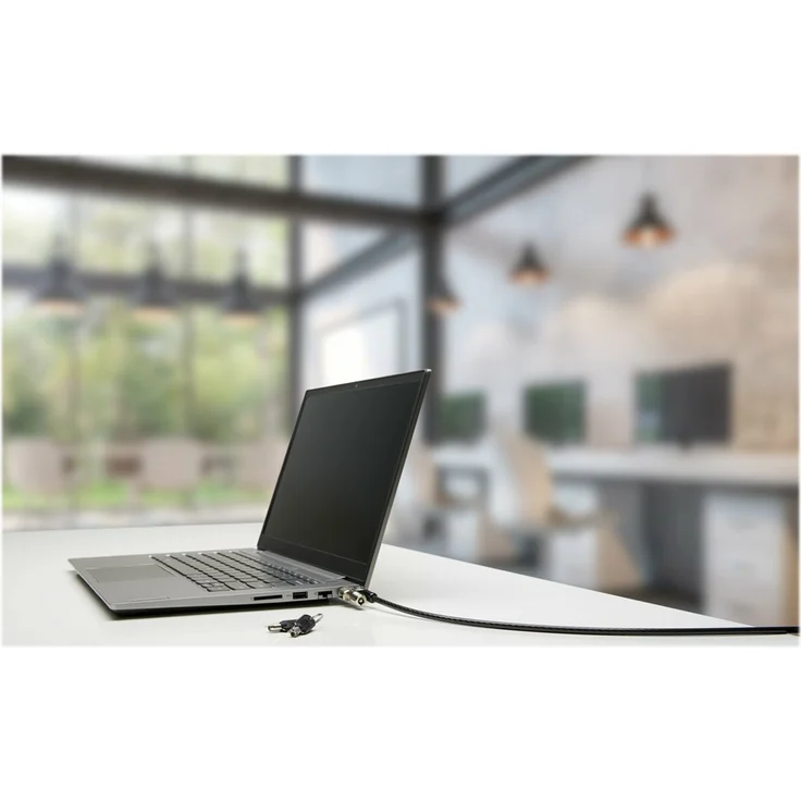 Kensington NanoSaver Laptopschloss für Nano Security Slot in ultradünnen Laptops-Laptops, mit robuster Cleat Locking Technologie und hoch schnittfestem Karbonstahlkabel, K64444WW – Bild 2