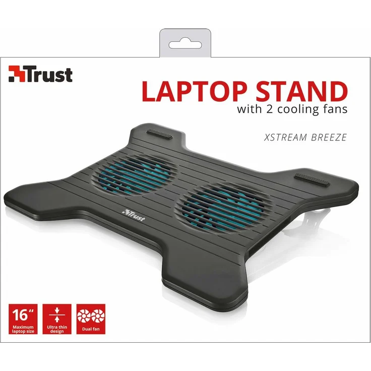 Trust Xstream Breeze Laptopständer 40,6 cm (16 Zoll) mit Lüfter schwarz – Bild 7