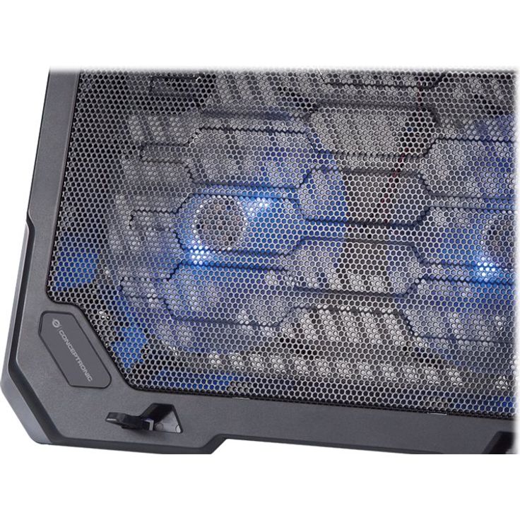 Conceptronic Thana 01B Notebook Cooling Pad, bis 15.6''-2 Lüfte – Bild 5
