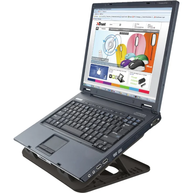 Trust Cyclone Laptopständer 40,6 cm (16 Zoll) mit Lüfter schwarz – Bild 7