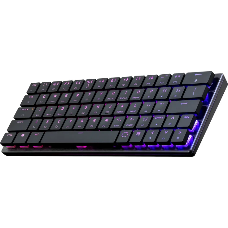 Cooler Master SK621 - Tastatur - Hintergrundbeleuchtung - kabellos - USB, Bluetooth 4.0 - Deutsch QWERTZ - CHERRY MX Low Profile RGB - Gun Metal (SK-621-GKLR1-DE) – Bild 11