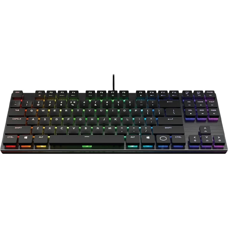 Cooler Master SK630 - Tastatur - Hintergrundbeleuchtung - USB - Deutsch QWERTZ - CHERRY MX Low Profile Red - Gun Metal Black (SK-630-GKLR1-DE) – Bild 3
