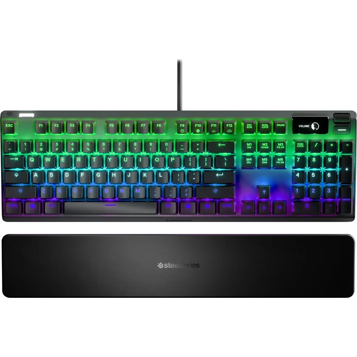 SteelSeries Apex 7 - Mechanische Gaming-Tastatur OLED Smart Display Rot Schalter Deutsches (QWERTZ), Layout, Standard – Bild 3